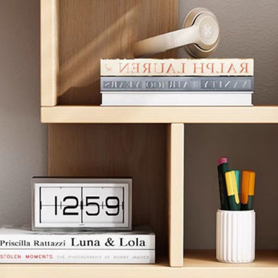 White Bookshelf MDF 3-Tier Minimalist Design with Compact Storage | Home Office Furniture 6