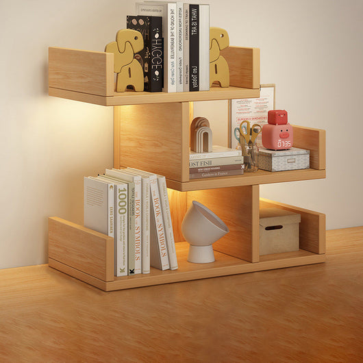 White Bookshelf MDF 3-Tier Minimalist Design with Compact Storage | Home Office Furniture 8
