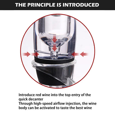 WineLift | Elegant Glass Wine Decanter Set with Aerator for Enhanced Flavor 2