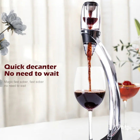 WineLift | Elegant Glass Wine Decanter Set with Aerator for Enhanced Flavor 3