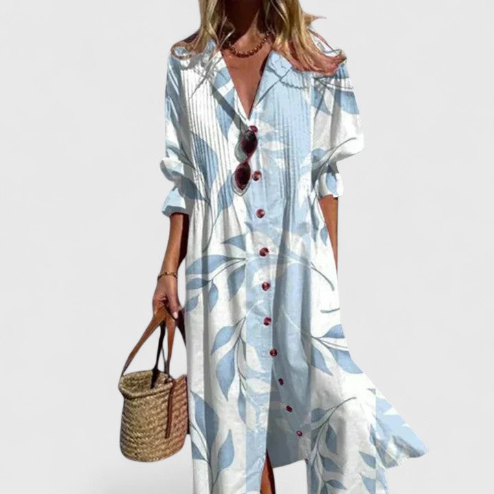 Women's Boho Maxi Dress Vibrant Colors Relaxed Fit Lightweight Summer 1
