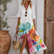 Women's Boho Maxi Dress Vibrant Colors Relaxed Fit Lightweight Summer
