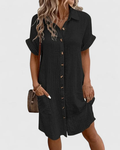 Women's Casual Midi Dress Relaxed Fit Breathable Fabric Summer 11
