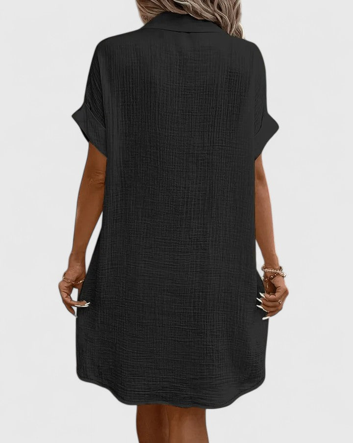 Women's Casual Midi Dress Relaxed Fit Breathable Fabric Summer 5