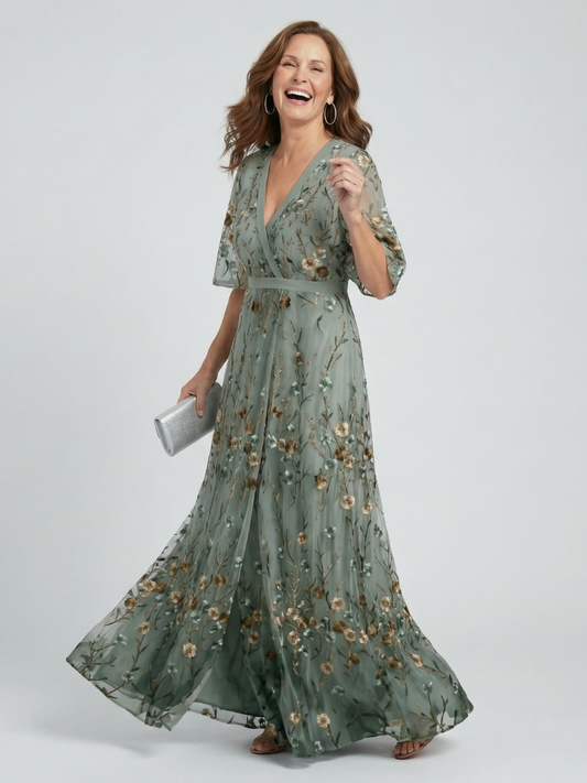Women's Floral Maxi Dress Lightweight Relaxed Fit Summer Beach Casual 0