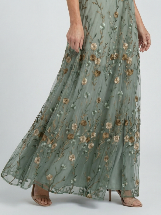 Women's Floral Maxi Dress Lightweight Relaxed Fit Summer Beach Casual 2
