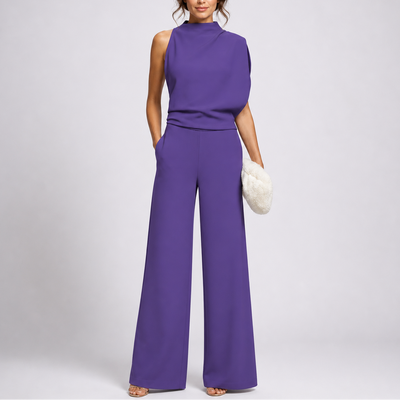 Women's Sleeveless Jumpsuit Wide Leg Soft Fabric Relaxed Fit 2