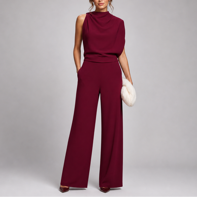 Women's Sleeveless Jumpsuit Wide Leg Soft Fabric Relaxed Fit 6