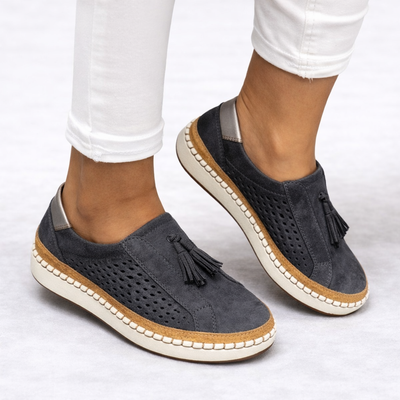 Women's Slip-On Shoes Orthopedic Comfort Lightweight Breathable Black 1