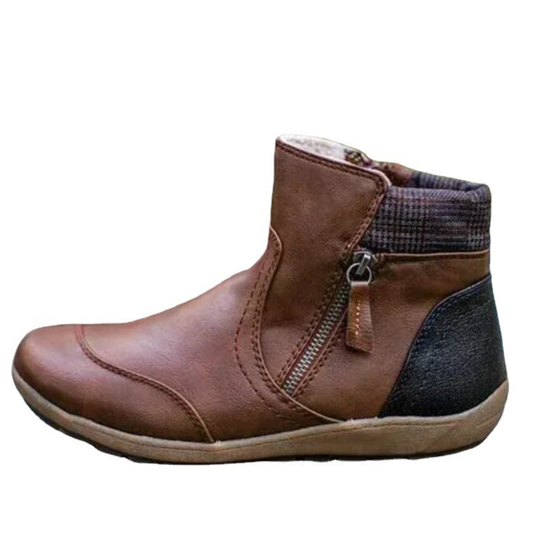 Women's Waterproof Orthopedic Boots Comfortable Supportive Slip-On Black 4