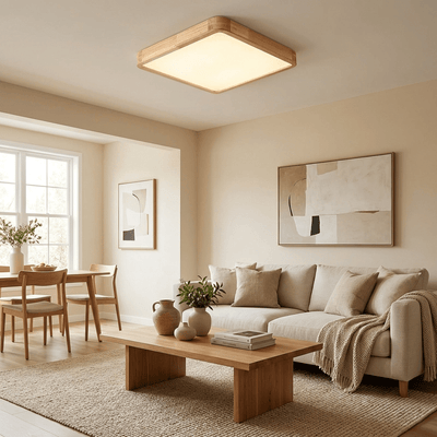 WoodenAura | Modern Stylish Flush Mount Ceiling Light Fixture 4
