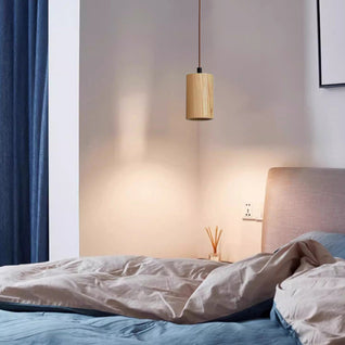 Wooden Pendant Light | Modern Design | Adjustable Height | Ideal for Kitchen or Living Room