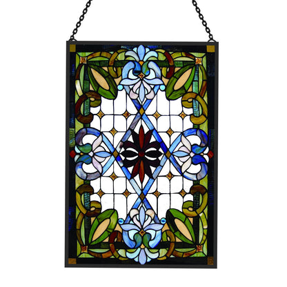 Geometry Sun Catcher Decoration Stained Glass Window Hanging